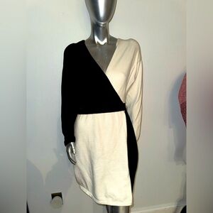 EXPRESS Color block Sweater Dress NEW